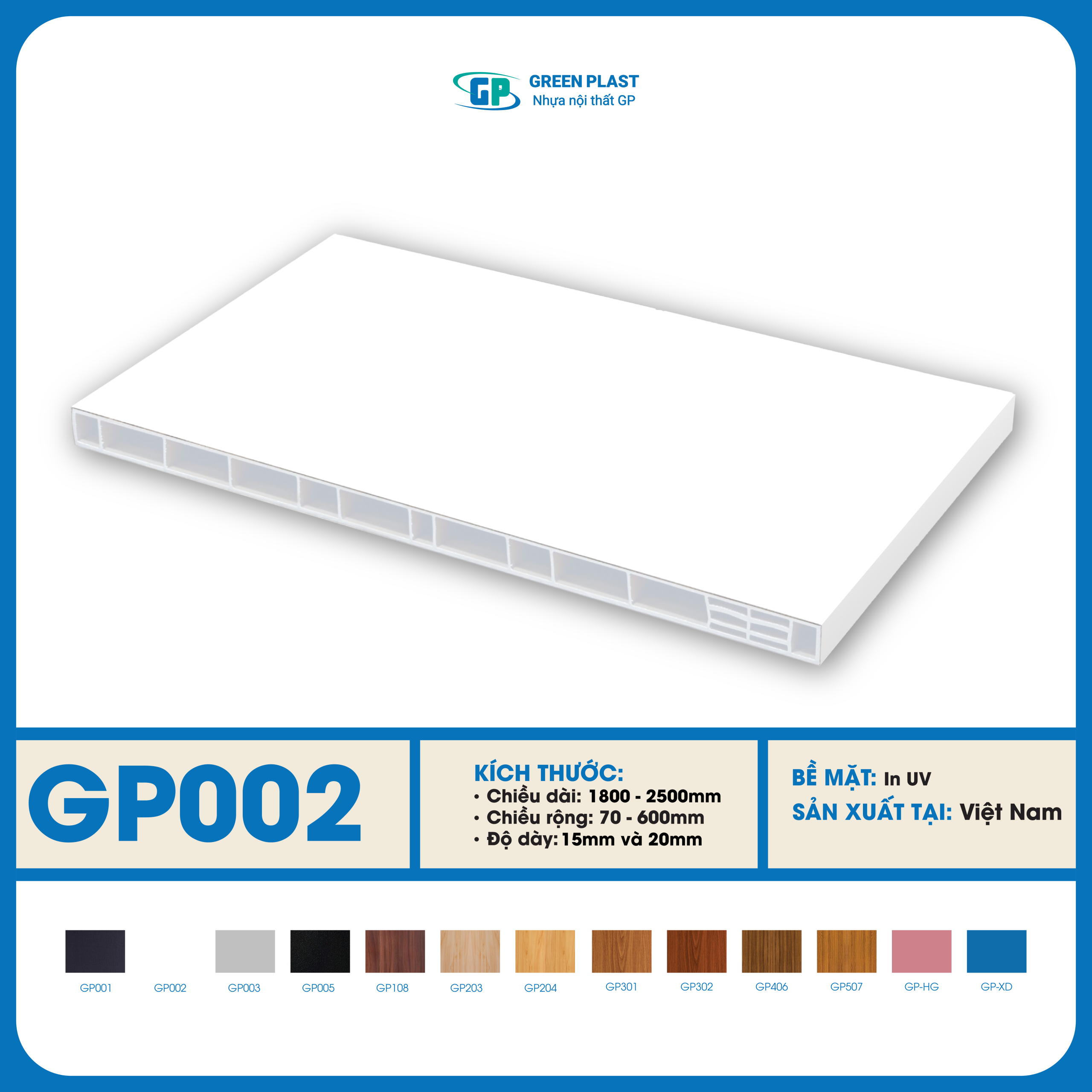 Tấm nhựa GP-002 Tấm nhựa GP-002