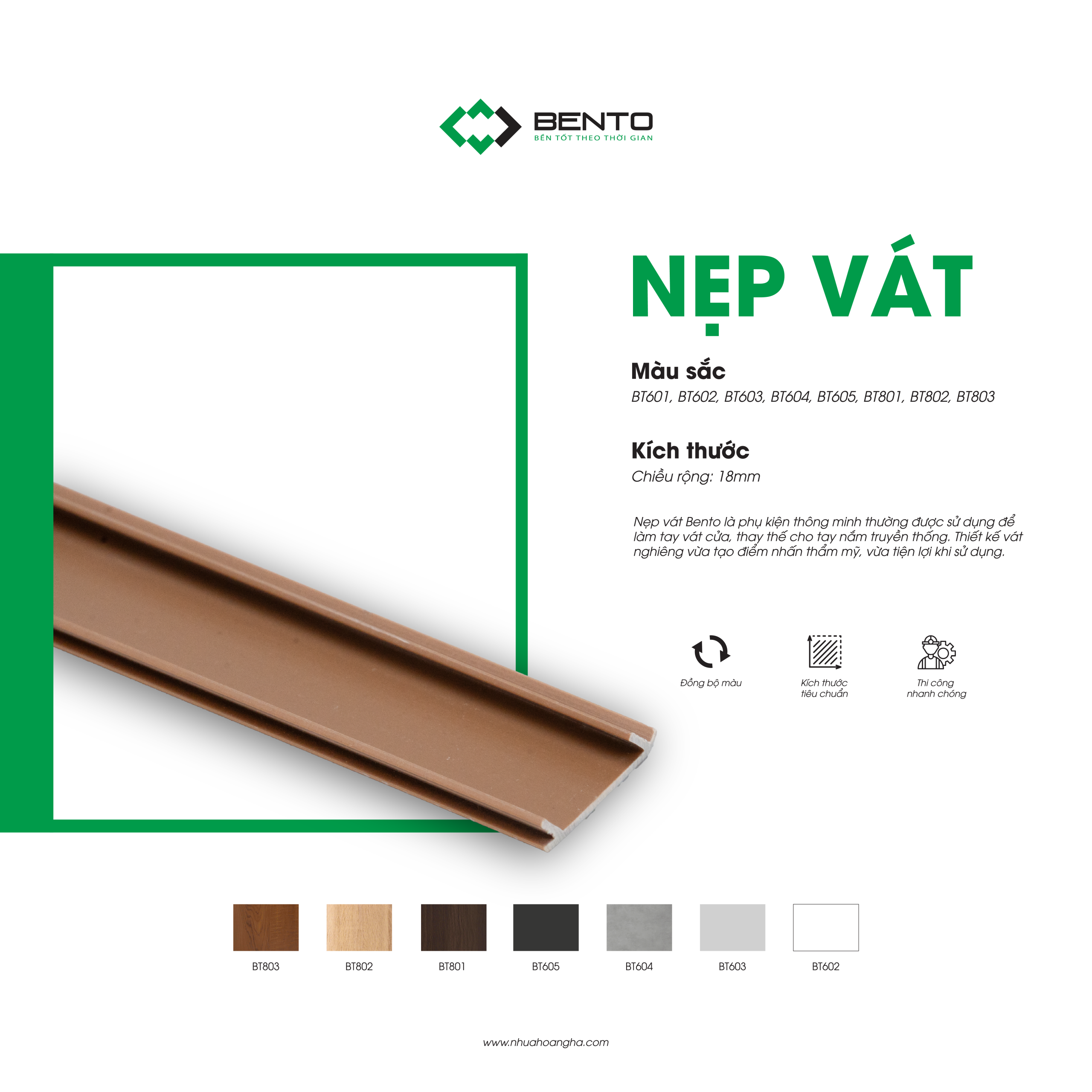 Phụ Kiện Nẹp Vát BENTO Phụ Kiện Nẹp Vát BENTO