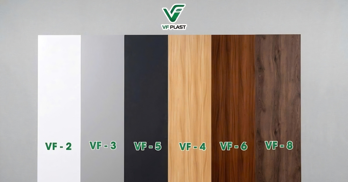 Tấm nhựa nội thất VF là dòng sản phẩm mới ra mắt của Công ty Nhựa Hoàng Hà mang những đặc điểm và tính năng vượt trội