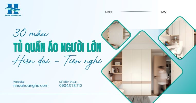Gợi ý các mẫu tủ quần áo cho người lớn phù hợp với không gian phòng ngủ hiện đại.