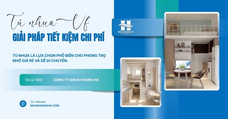 Tủ nhựa là lựa chọn phổ biến cho phòng trọ nhờ giá rẻ và dễ di chuyển.