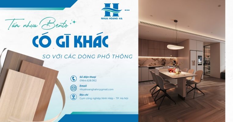 Phân tích đặc điểm của tấm nhựa Bento trong ứng dụng nội thất hiện đại, từ độ hoàn thiện, tính thẩm mỹ đến trải nghiệm sử dụng thực tế.