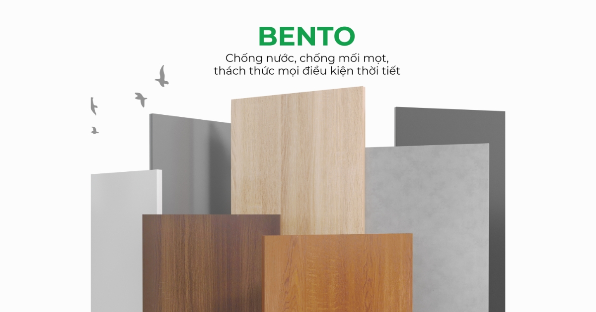 Tìm hiểu tấm nhựa Bento, cấu tạo, ưu điểm và các ứng dụng phổ biến trong thi công nội thất hiện đại.
