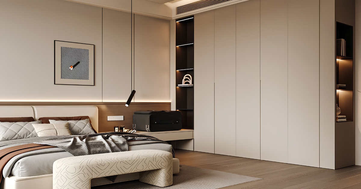 Gợi ý cách phối màu và kiểu dáng tủ, giường tấm nhựa Bento để phòng ngủ có tổng thể đồng nhất.
