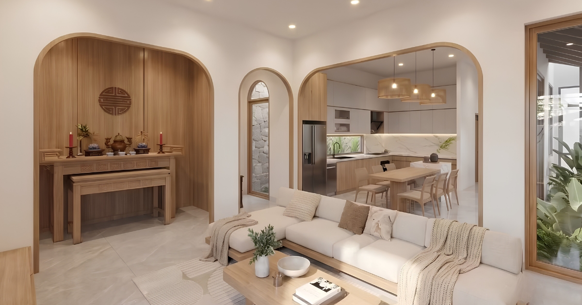 Gợi ý cách phối tấm nhựa GP GreenPlast với màu gỗ để tạo sự cân bằng cho tủ và nội thất gia đình.