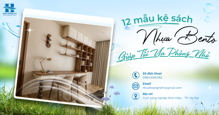 Tham khảo các mẫu kệ sách nhựa Bento đẹp, tiện dụng, giúp sắp xếp sách vở và tối ưu không gian phòng.