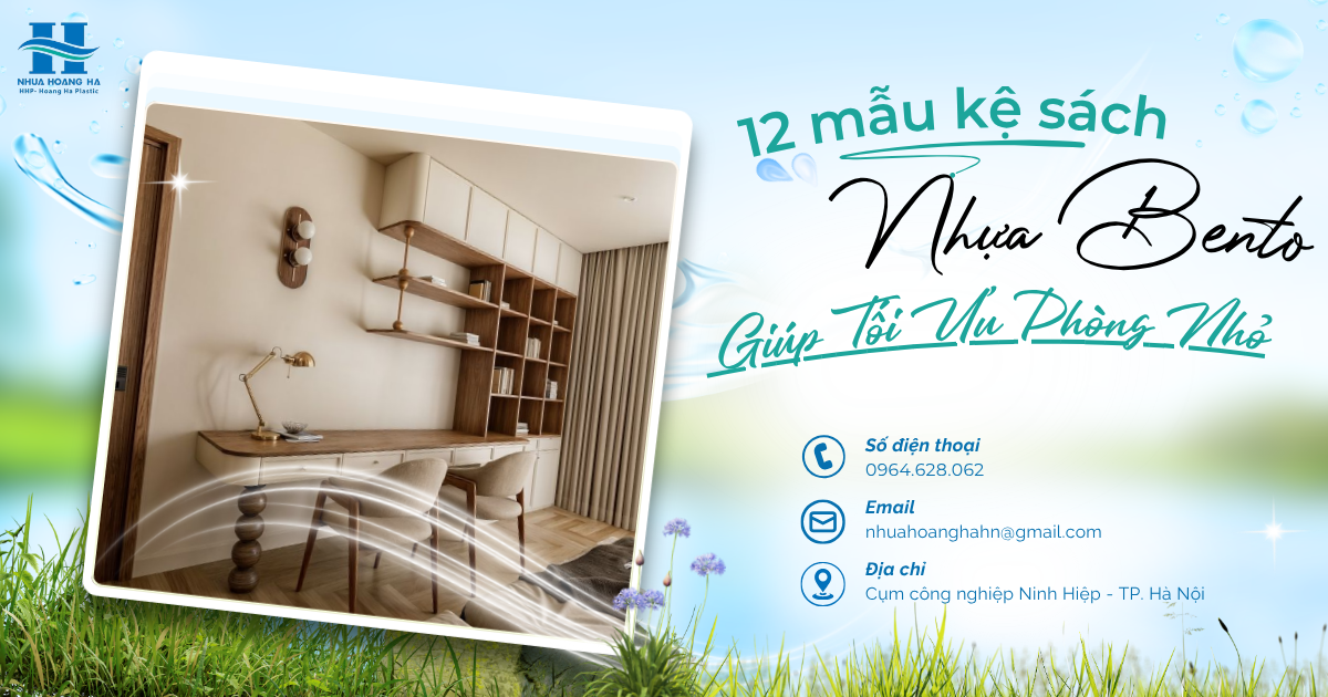 Tham khảo các mẫu kệ sách nhựa Bento đẹp, tiện dụng, giúp sắp xếp sách vở và tối ưu không gian phòng.