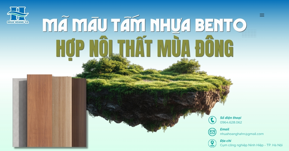 Gợi ý những mã màu tấm nhựa Bento phù hợp mùa đông, giúp tủ và giường tạo cảm giác ấm áp, hài hòa hơn.