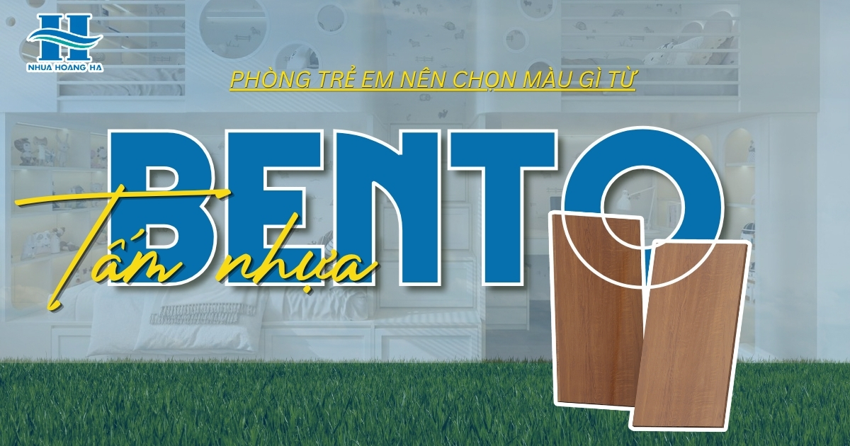 Gợi ý màu sắc và cách lựa chọn tủ, kệ tấm nhựa Bento phù hợp với không gian phòng trẻ em.