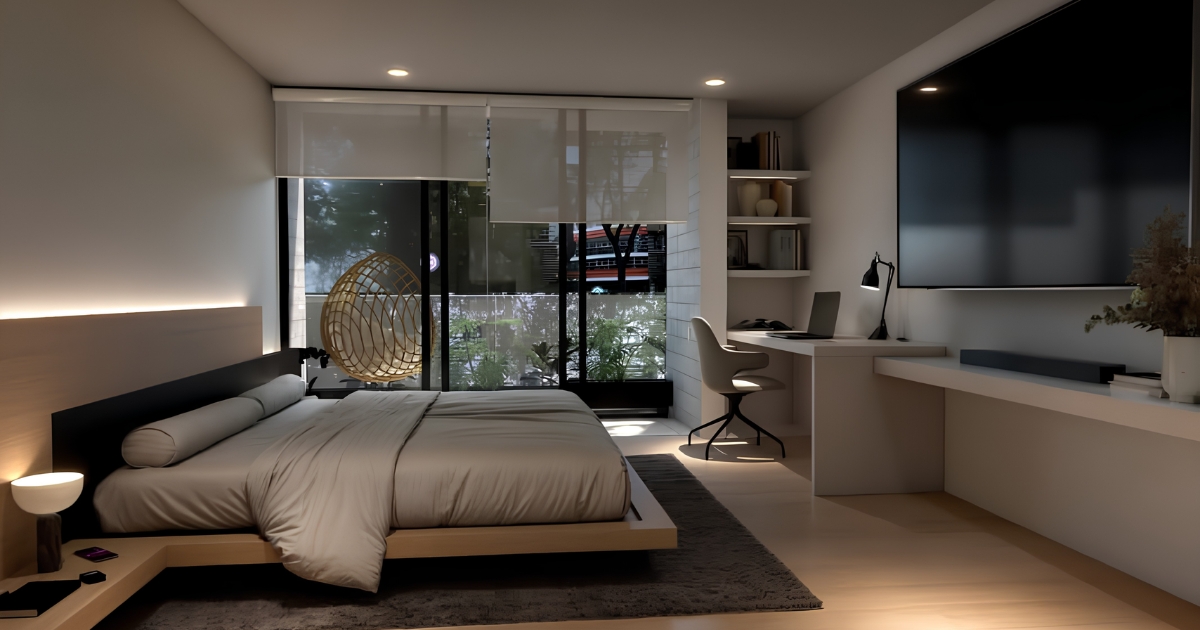 Gợi ý màu sắc và cách phối tấm nhựa GP GreenPlast để tủ, giường hòa hợp với không gian phòng ngủ.