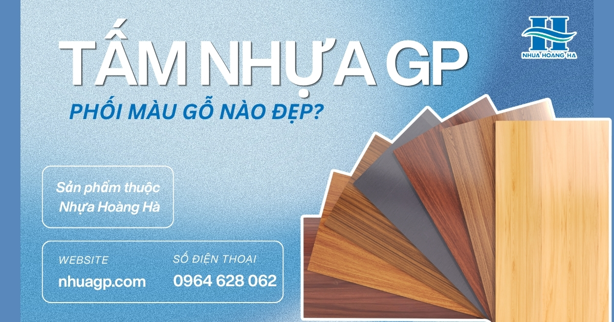 Gợi ý cách phối tấm nhựa GP GreenPlast với màu gỗ để tạo sự cân bằng cho tủ và nội thất gia đình.
