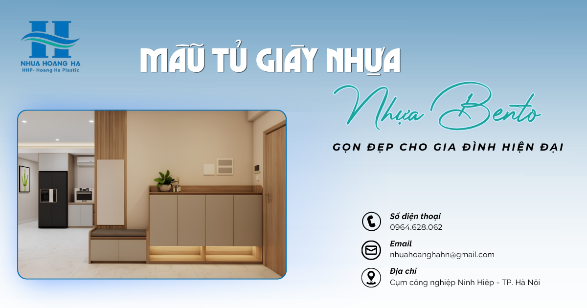 Gợi ý những mẫu tủ giày nhựa Bento đẹp, gọn và tiện dụng cho nhà phố, căn hộ và không gian nhỏ.