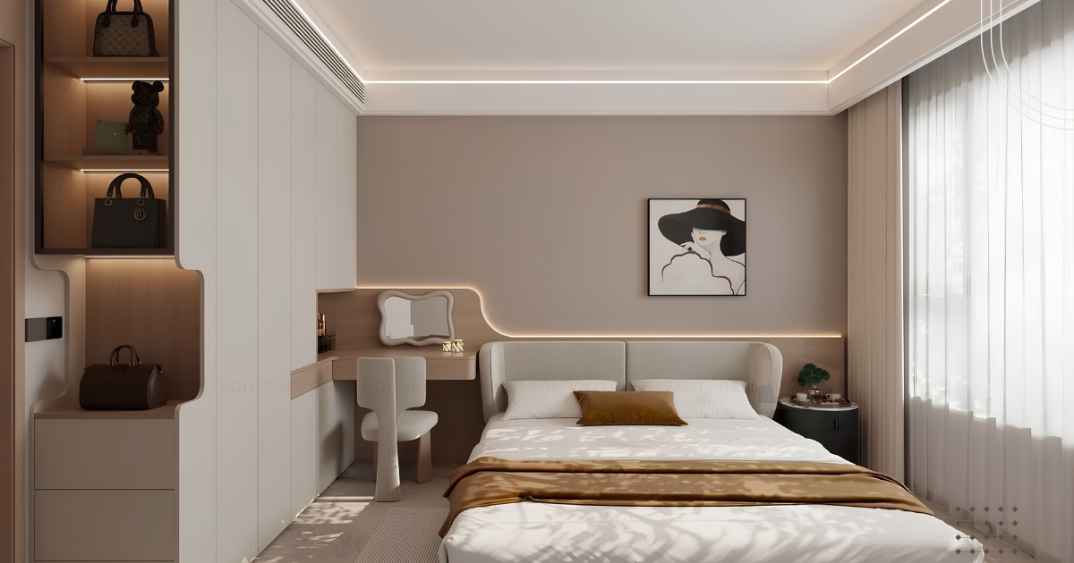 Gợi ý cách tận dụng không gian phòng hẹp với tủ, kệ và giường từ tấm nhựa Hoàng Nam.