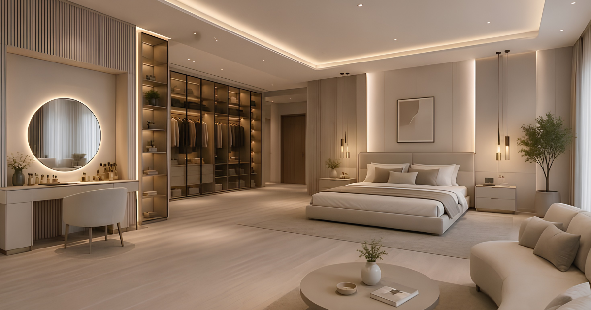 Khám phá cách bố trí tủ, giường và kệ tấm nhựa VF để tối ưu công năng trong không gian gia đình.