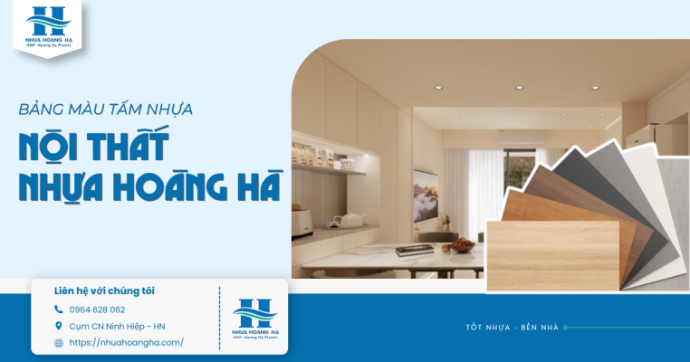 Tổng hợp gợi ý phối màu tấm nhựa nội thất Hoàng Hà cho tủ, giường và kệ theo từng phong cách.