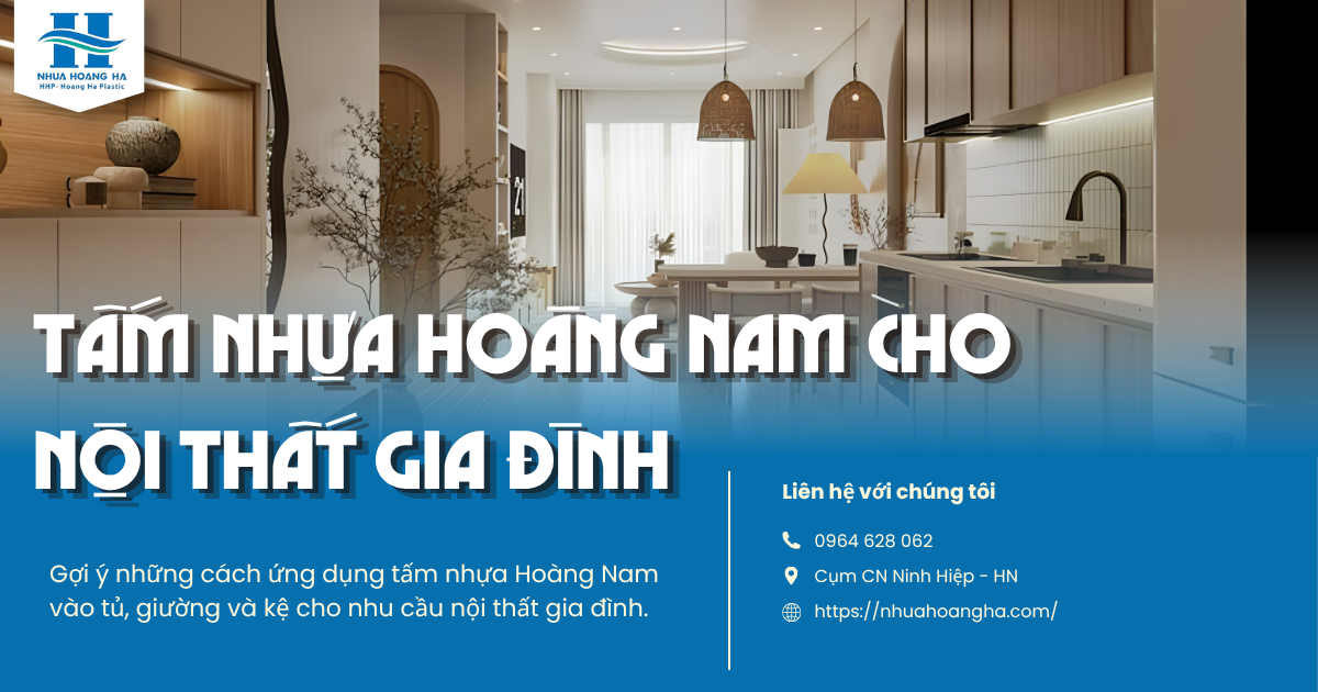 Gợi ý những cách ứng dụng tấm nhựa Hoàng Nam vào tủ, giường và kệ cho nhu cầu nội thất gia đình.